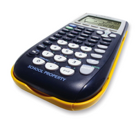 TI 84 Plus School Property EZ SPOT Graphing Calculator - Single