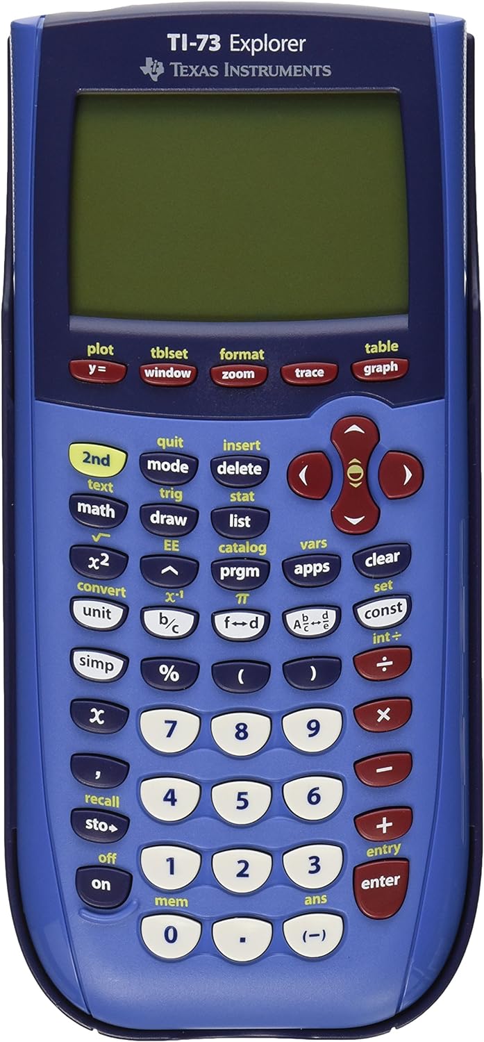 TI-73 Explorer Graphing Calculator - V2 -  Classroom Set - 10 Pack