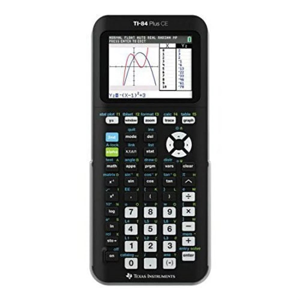 Texas Instruments TI 84 Plus CE Color Graphing Calculator - Classroom Set 10 Pack - No Dock