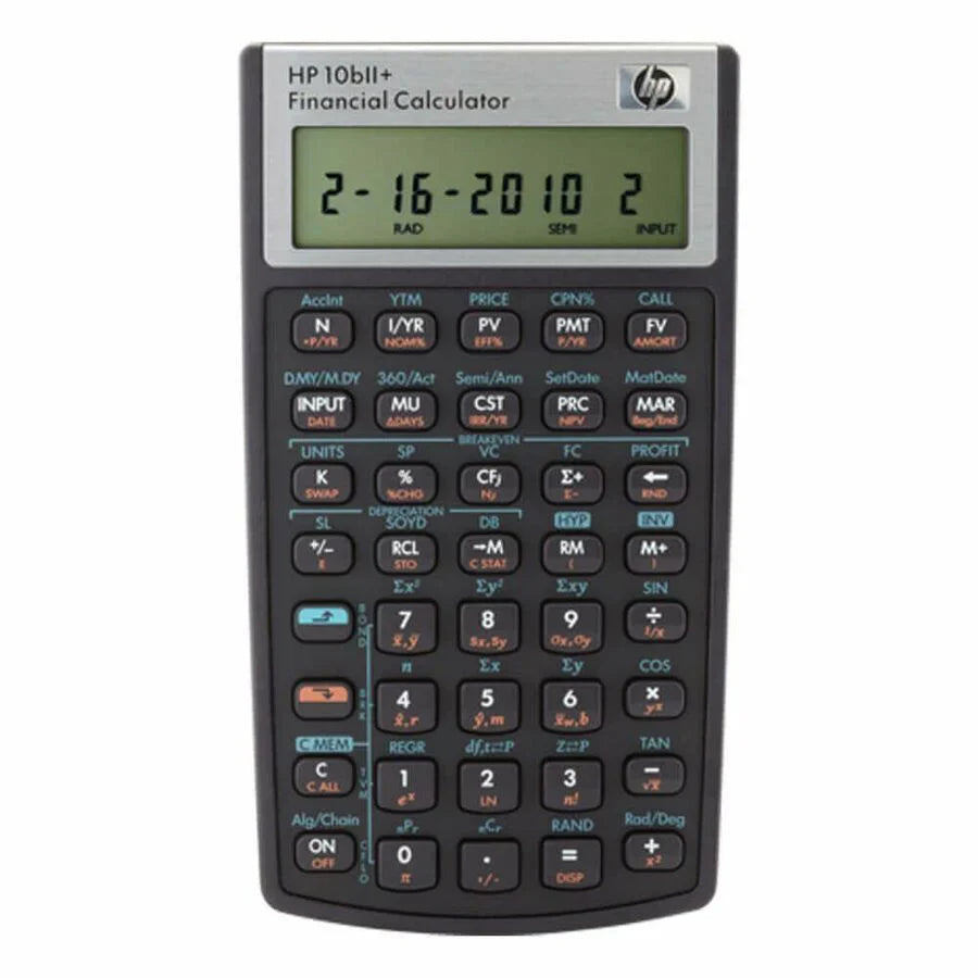 HP 10bII+ Financial Calculator