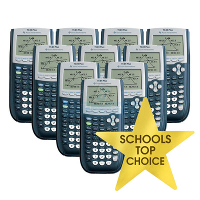 Texas Instruments TI 84 Plus Graphing Calculator - Classroom Set of 10