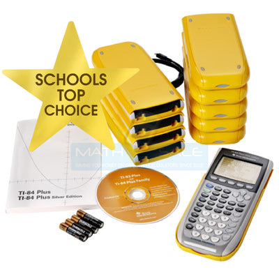 TI-84 Plus Silver Edition EZ-Spot Teacher 10 Pack - Classroom Set