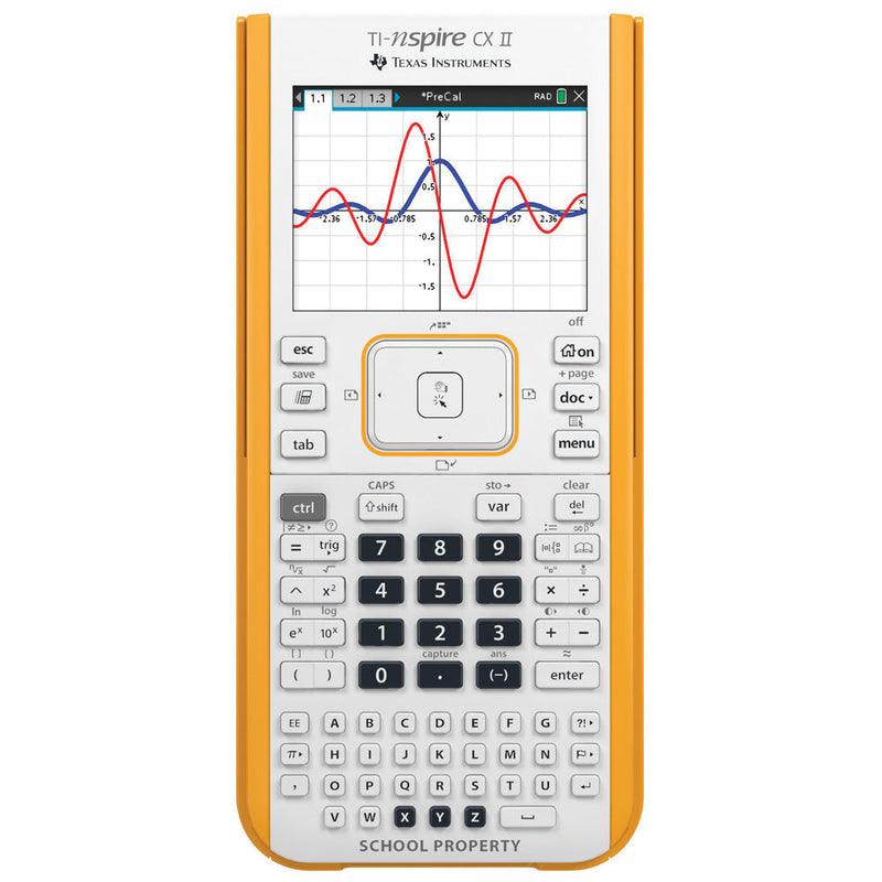 Single - TI-Nspire CX II School Property Edition Graphing Calculator