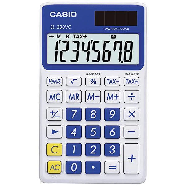 Casio SL-300VC Portable Calculator - Blue