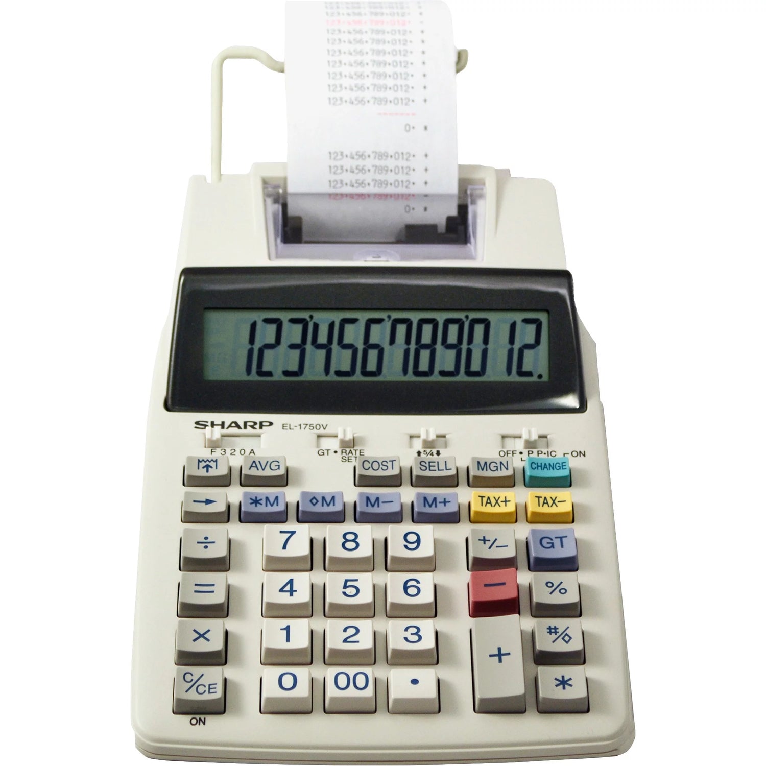 Sharp EL-1750V - 12 Digit Printing Calculator