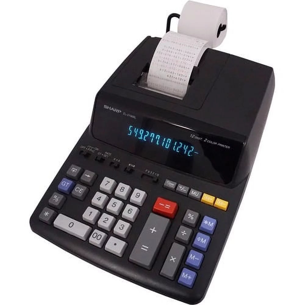 Sharp EL-2196BL - 12 Digit Printing Calculator