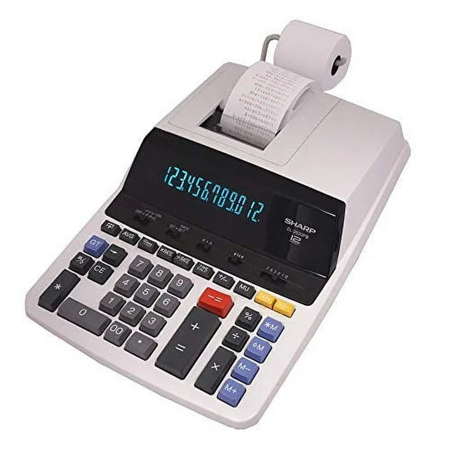 Sharp EL-2630PIII - 12 Digit Commerical Printing Calculator