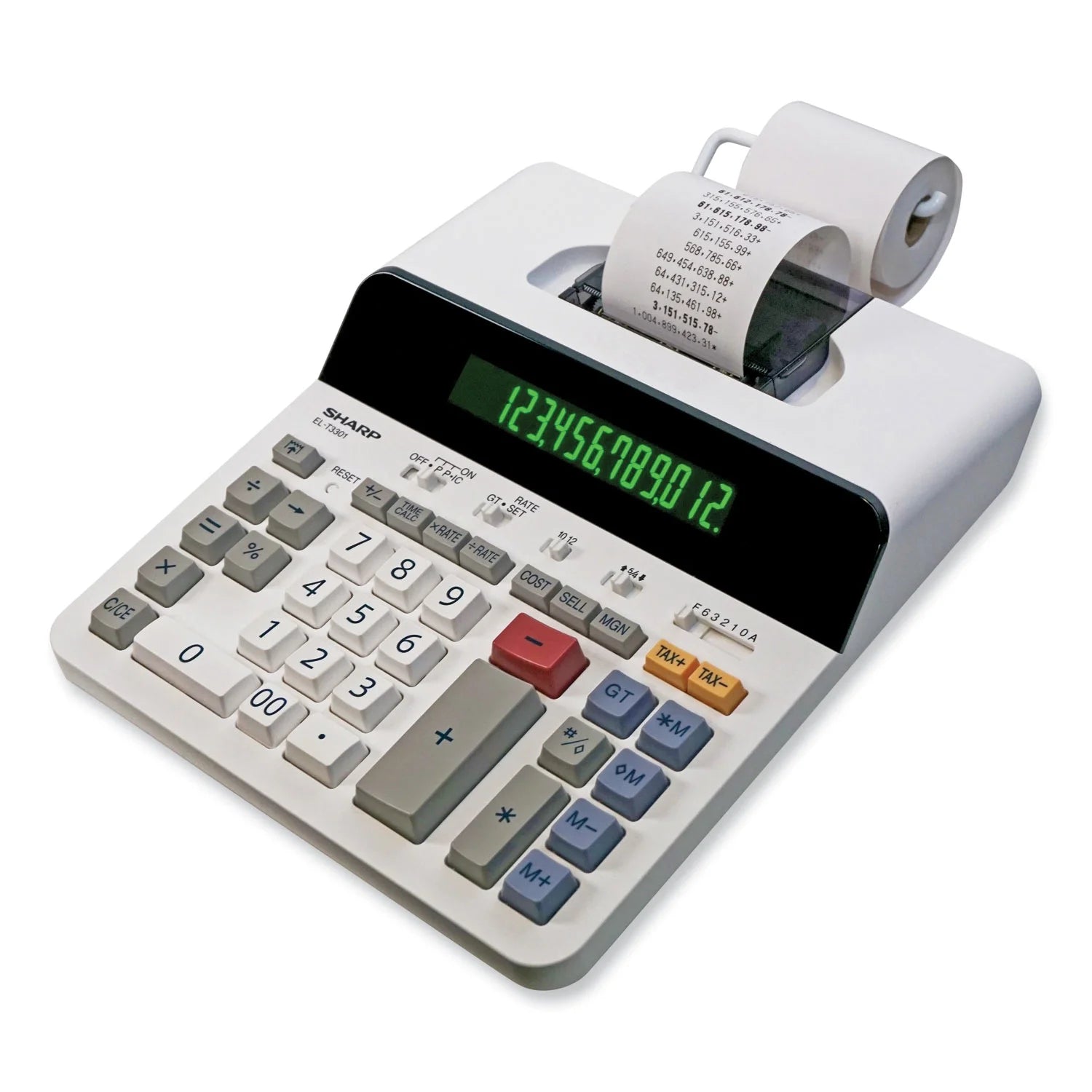 Sharp EL-T3301 - 12 Digit Thermal Printing Calculator