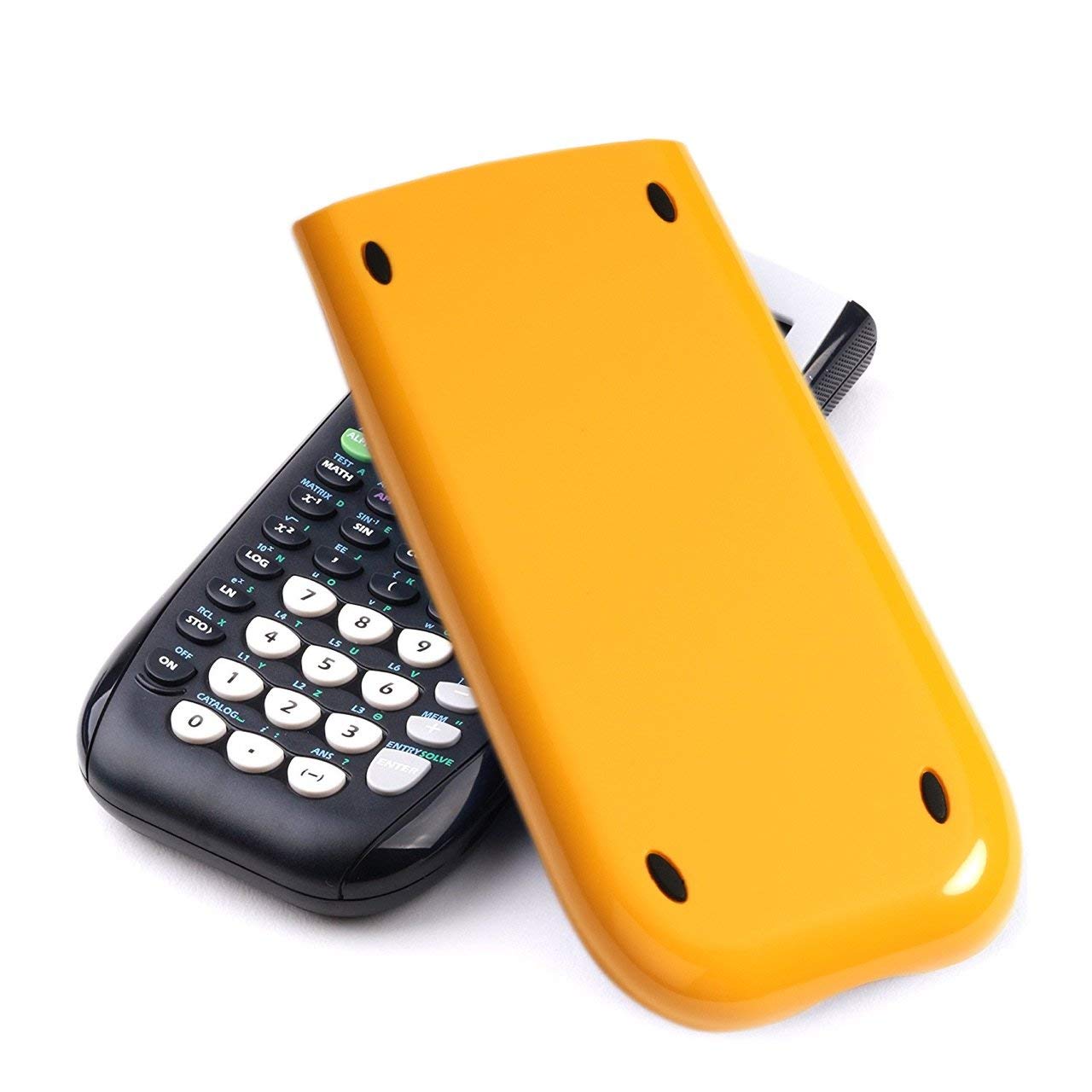 TI-84 Plus Slide Case - Yellow - Replacement Slide Case for TI-84 Plus, 84 Plus Silver, 84 Plus C, and 89 Titanium Calculators -EZ SPOT