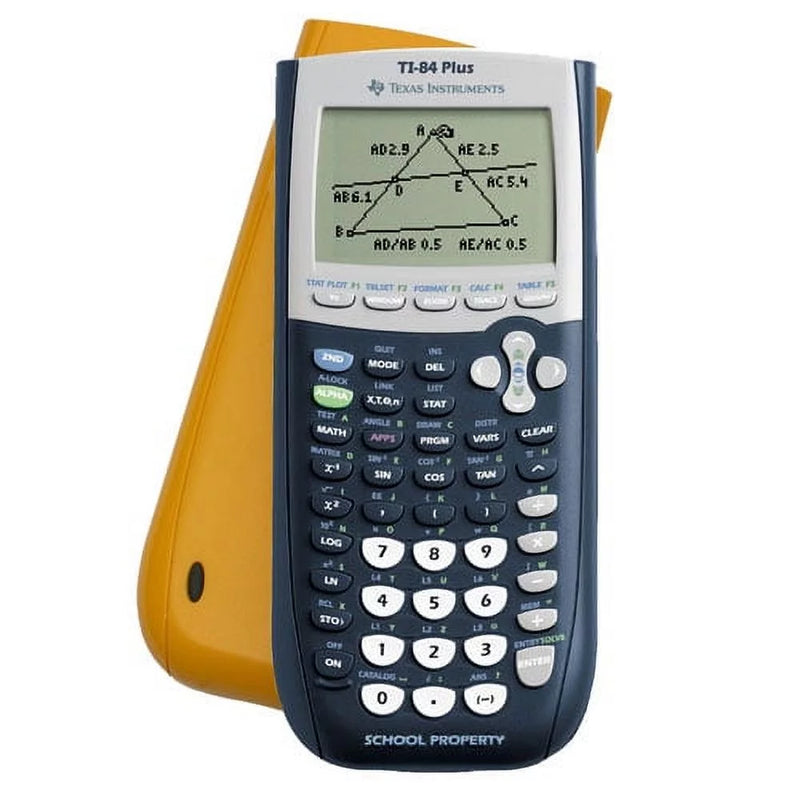 TI 84 Plus School Property EZ SPOT Graphing Calculator - Single
