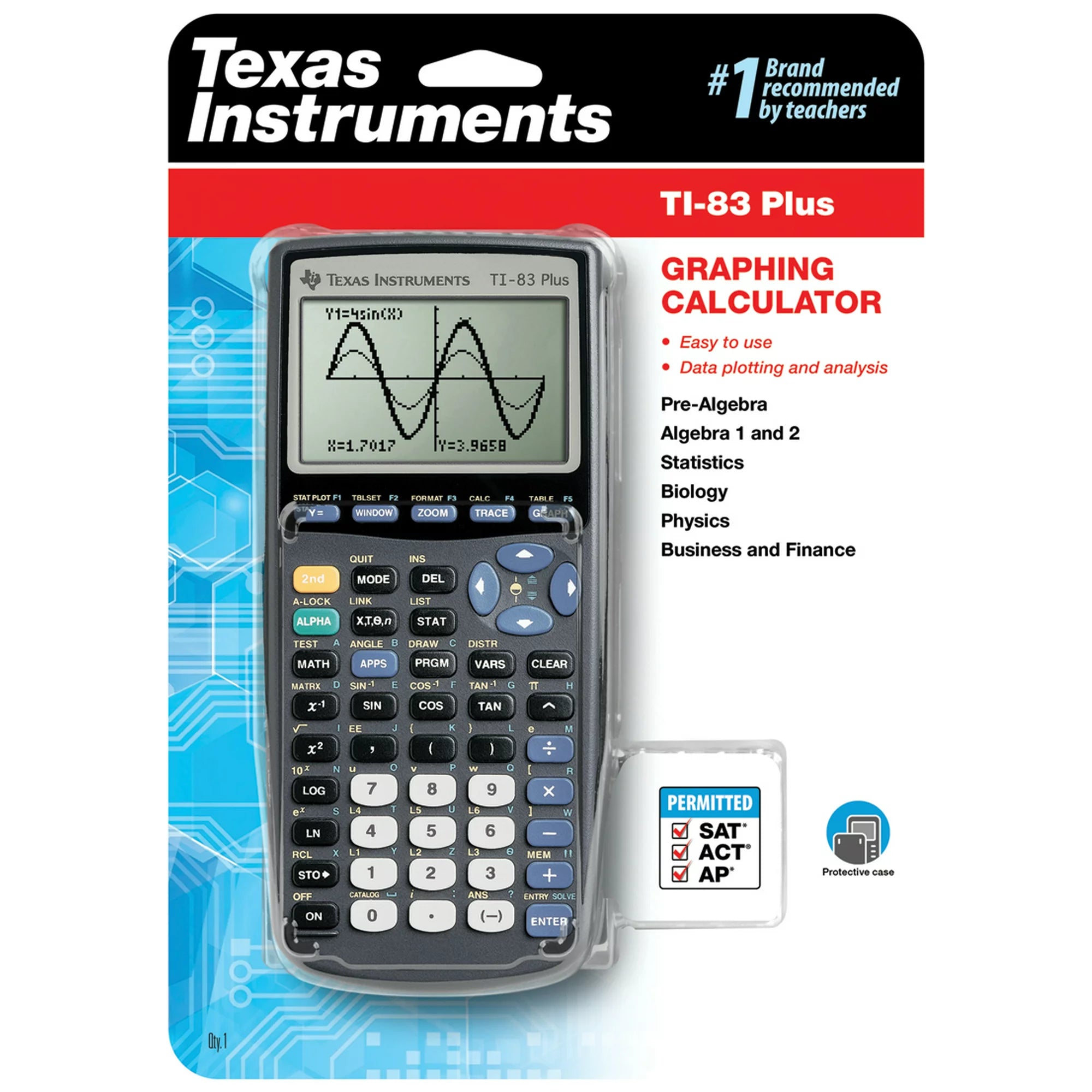 Texas Instrument Only Texas Instruments TI 83 Plus - New Retail - Only $84.99 – Math4Sale, Inc.