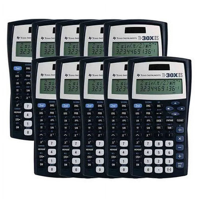 TI30XIIS Scientific Calculator Teacher Kit 10 Pack